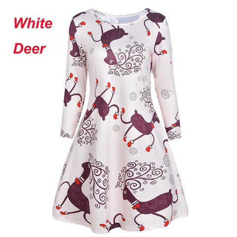 Christmas print dress