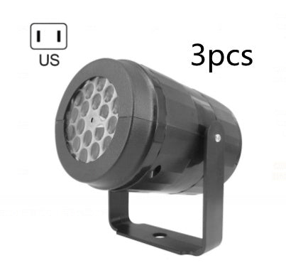 LED Snowflake Projector Light - Rotating Christmas Party & Outdoor Decor