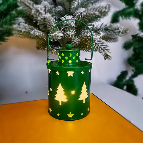 LED Christmas Candle Lanterns - Nordic Style Holiday Decor