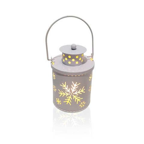 LED Christmas Candle Lanterns - Nordic Style Holiday Decor