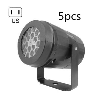 LED Snowflake Projector Light - Rotating Christmas Party & Outdoor Decor