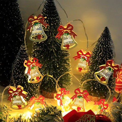 LED Christmas Light String - Santa, Elk & Snowman Xmas Decorations