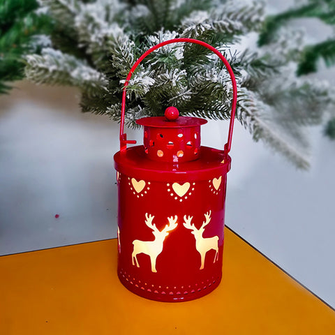 LED Christmas Candle Lanterns - Nordic Style Holiday Decor